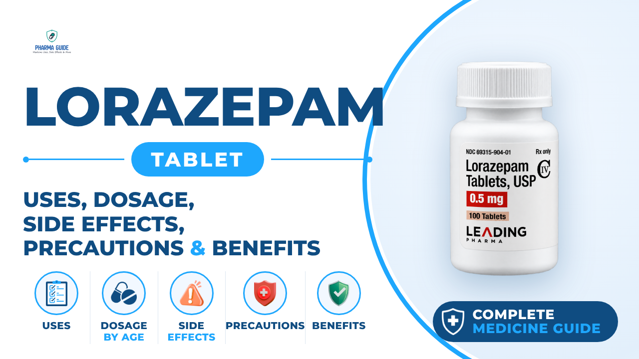 Lorazepam Tablet: Uses, Dosage, Side Effects, Precautions and Alternates