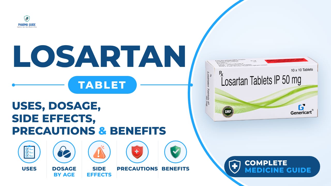 Losartan Tablet: Uses, Dosage, Side Effects, Precautions and Alternates