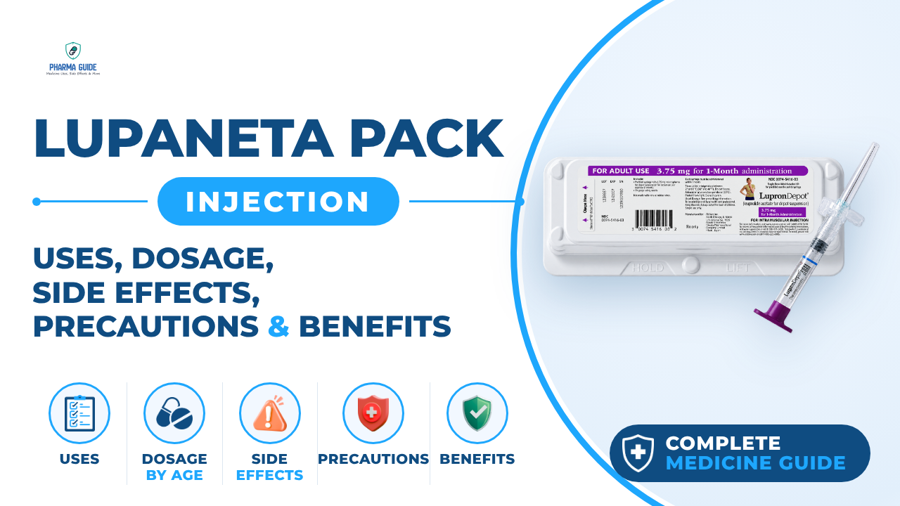Lupaneta Pack Injection: Uses, Dosage, Side Effects, Precautions and Alternates
