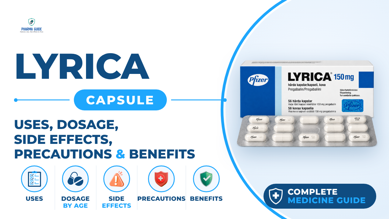 Lyrica Capsule: Uses, Dosage, Side Effects, Precautions and Alternates
