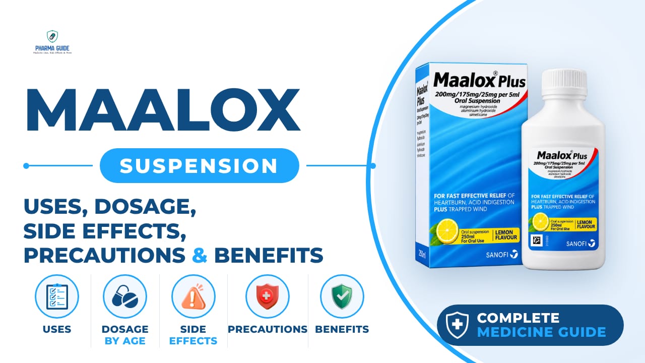 Maalox Suspension: Uses, Dosage, Side Effects, Precautions and Alternates