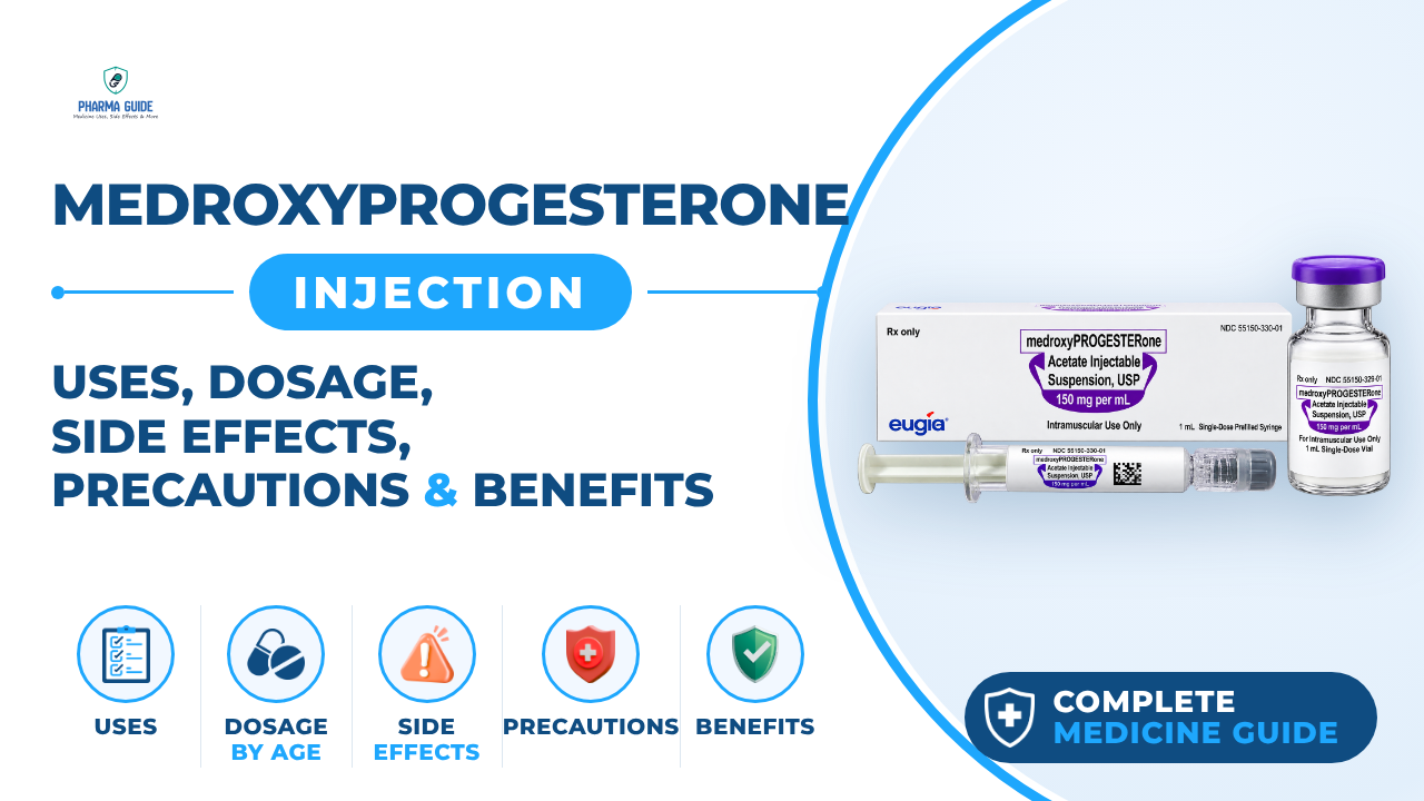Medroxyprogesterone Injection: Uses, Dosage, Side Effects, Precautions and Alternates