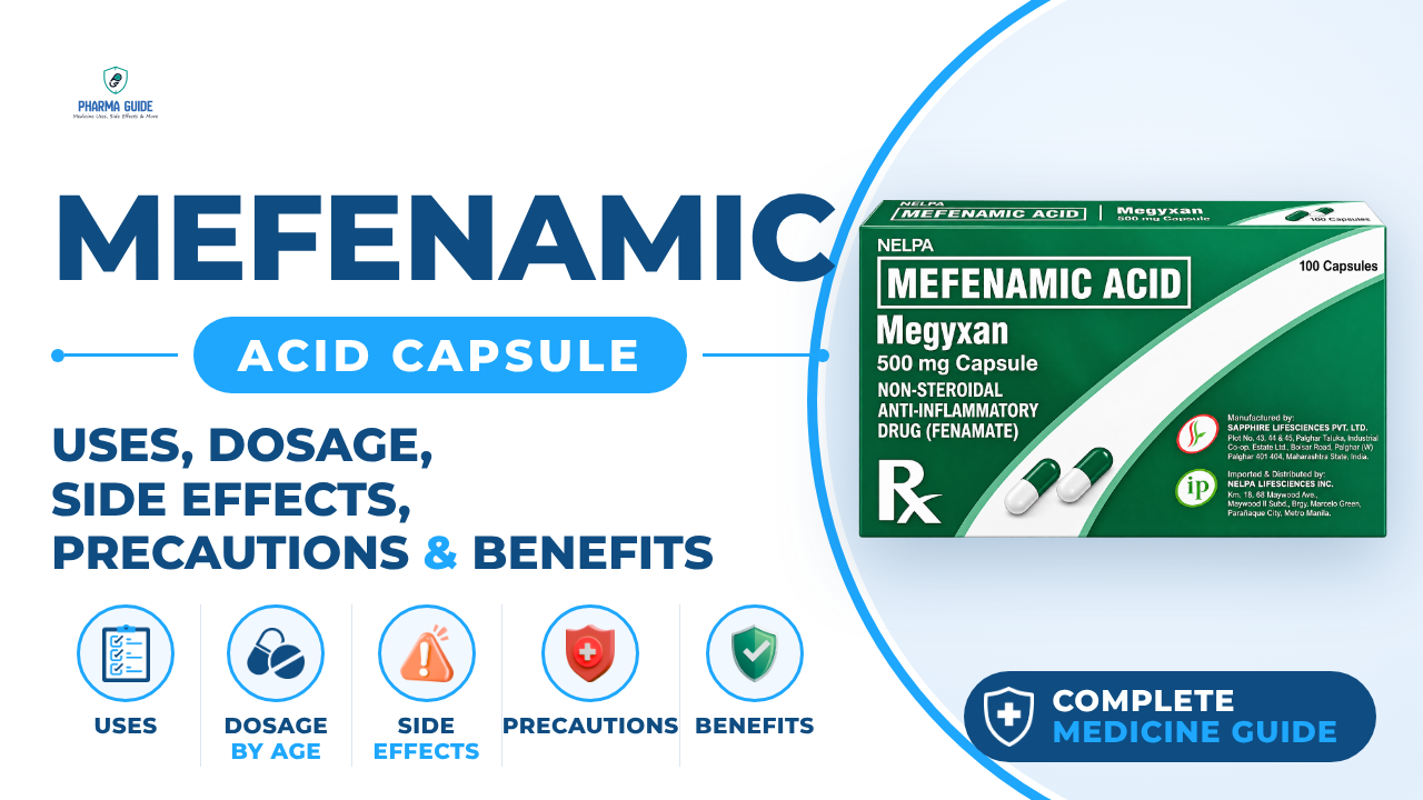 Mefenamic Acid Capsule: Uses, Dosage, Side Effects, Precautions and Alternates