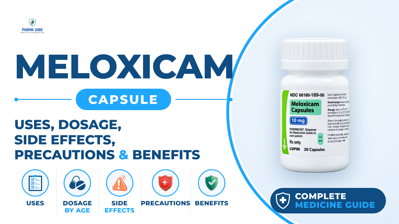 Meloxicam Capsule: Uses, Dosage, Side Effects, Precautions and Alternates