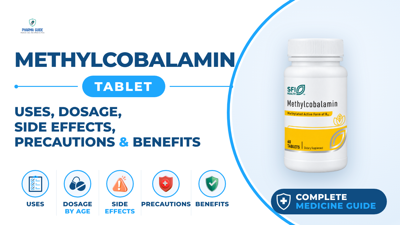 Methylcobalamin Tablet: Uses, Dosage, Side Effects, Precautions and Alternates