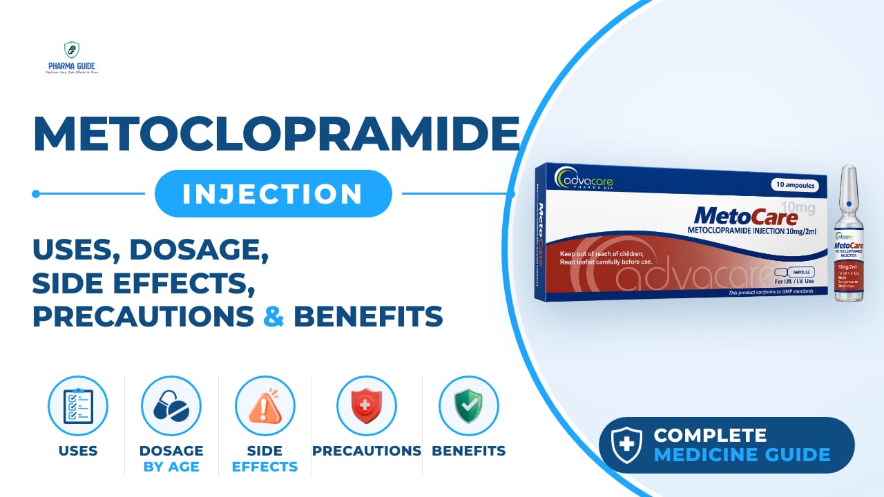 Metoclopramide Injection: Uses, Dosage, Side Effects, Precautions and Alternates