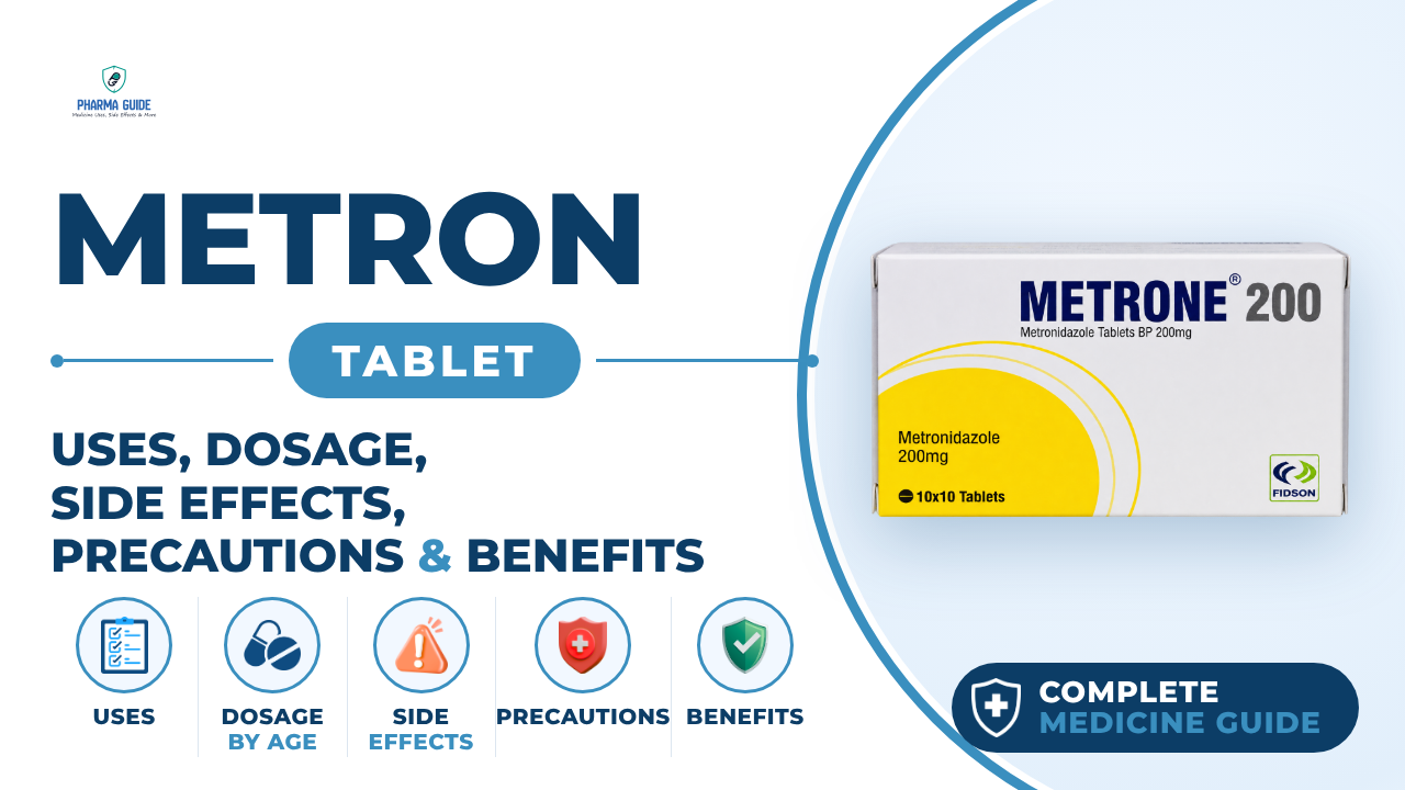 Metron Tablet: Uses, Dosage, Side Effects, Precautions and Alternates