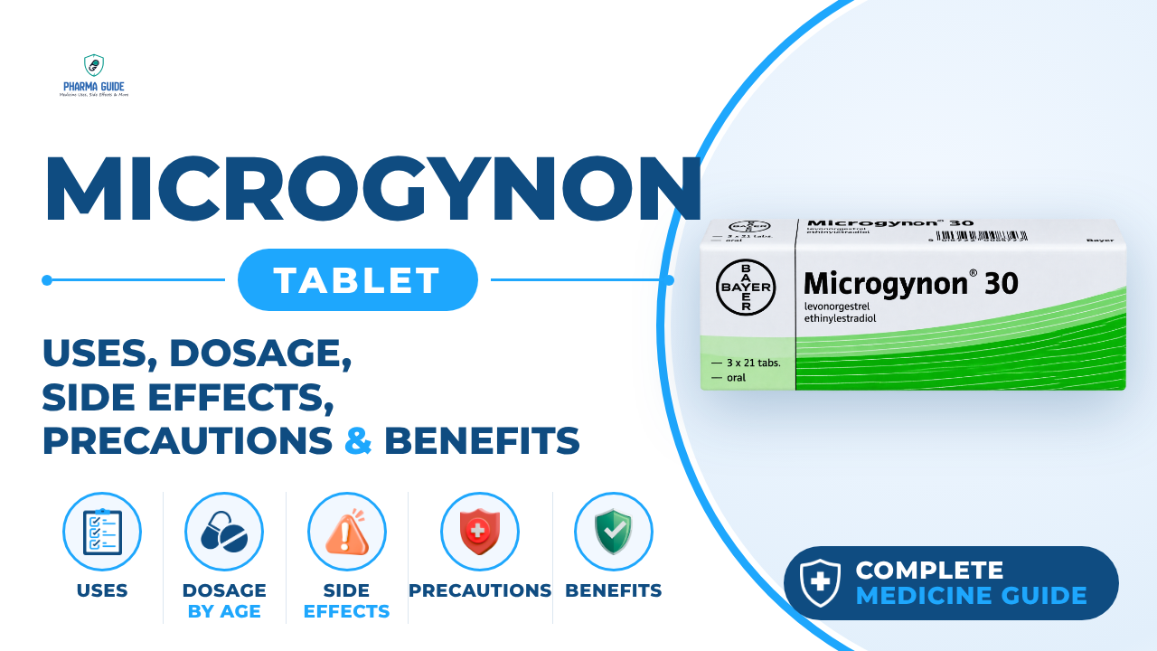 Microgynon Tablet: Uses, Dosage, Side Effects, Precautions and Alternates