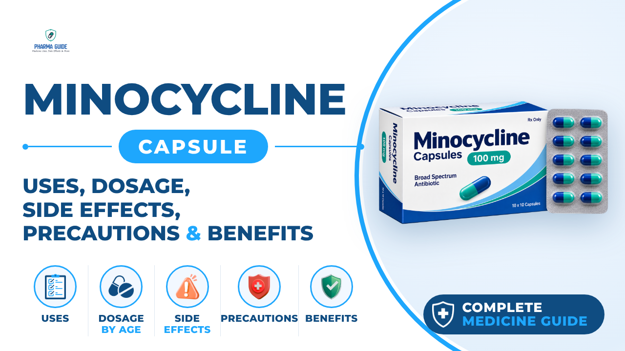 Minocycline Capsule: Uses, Dosage, Side Effects, Precautions and Alternates