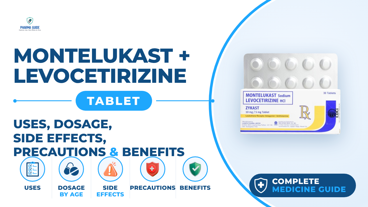 Montelukast + Levocetirizine Tablet: Uses, Dosage, Side Effects, Precautions and Alternates