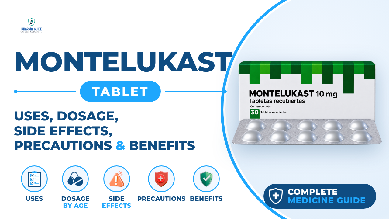 Montelukast Tablet: Uses, Dosage, Side Effects, Precautions and Alternates