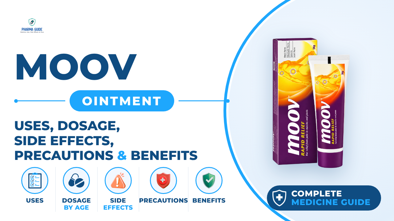 Moov Ointment: Uses, Dosage, Side Effects, Precautions and Alternates