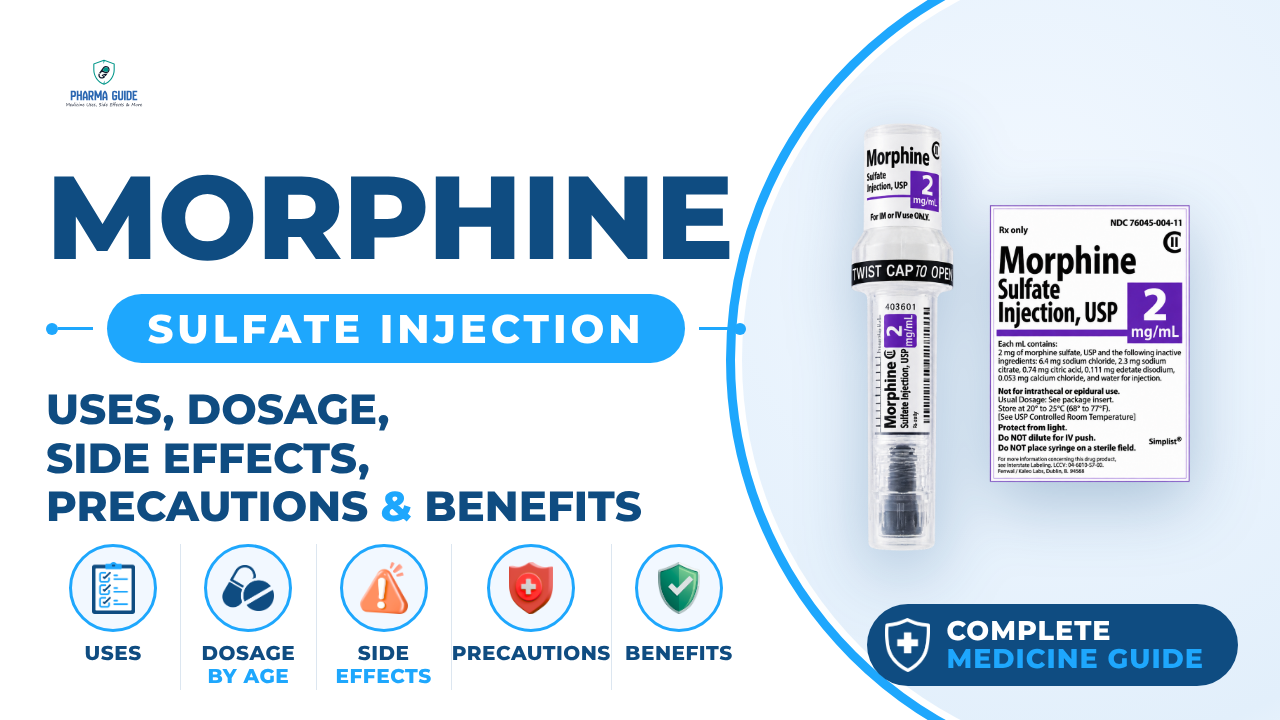 Morphine Sulfate Injection: Uses, Dosage, Side Effects, Precautions and Alternates