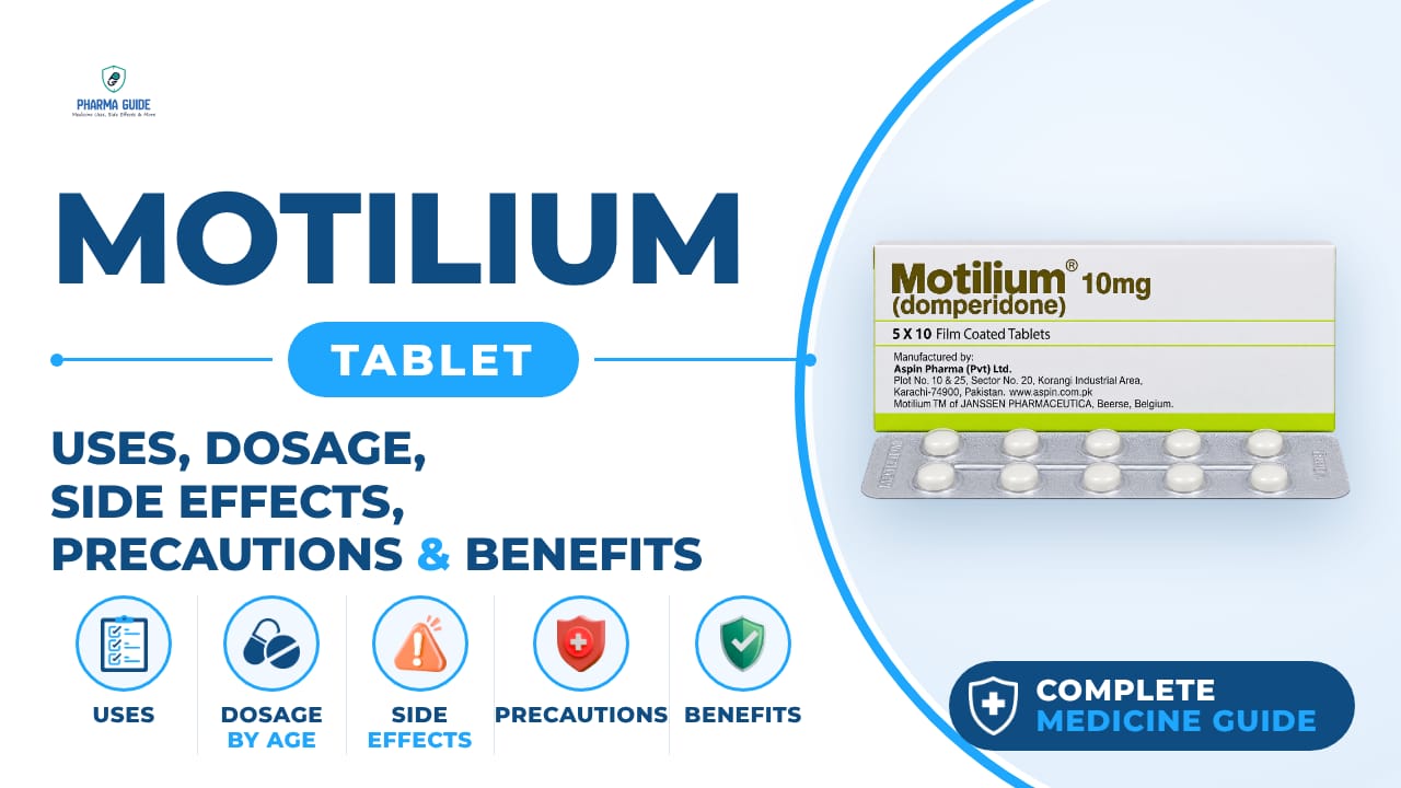Motilium Tablet: Uses, Dosage, Side Effects, Precautions and Alternates