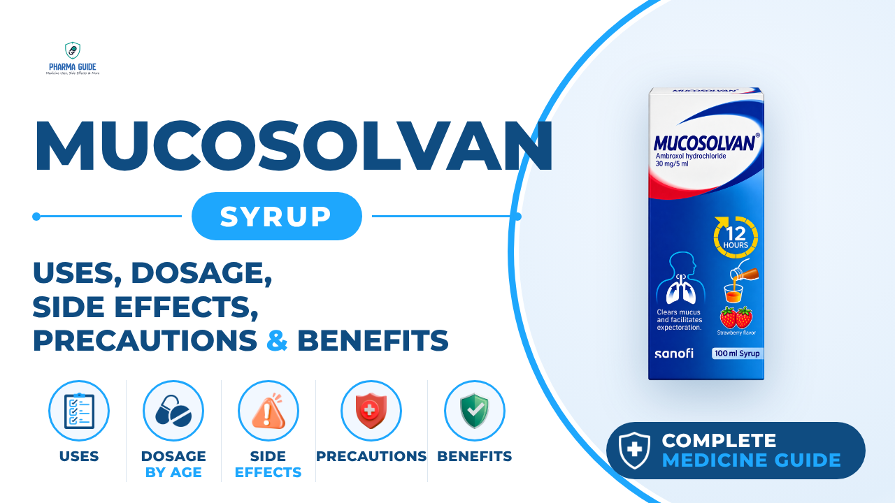 Mucosolvan Syrup: Uses, Dosage, Side Effects, Precautions and Alternates