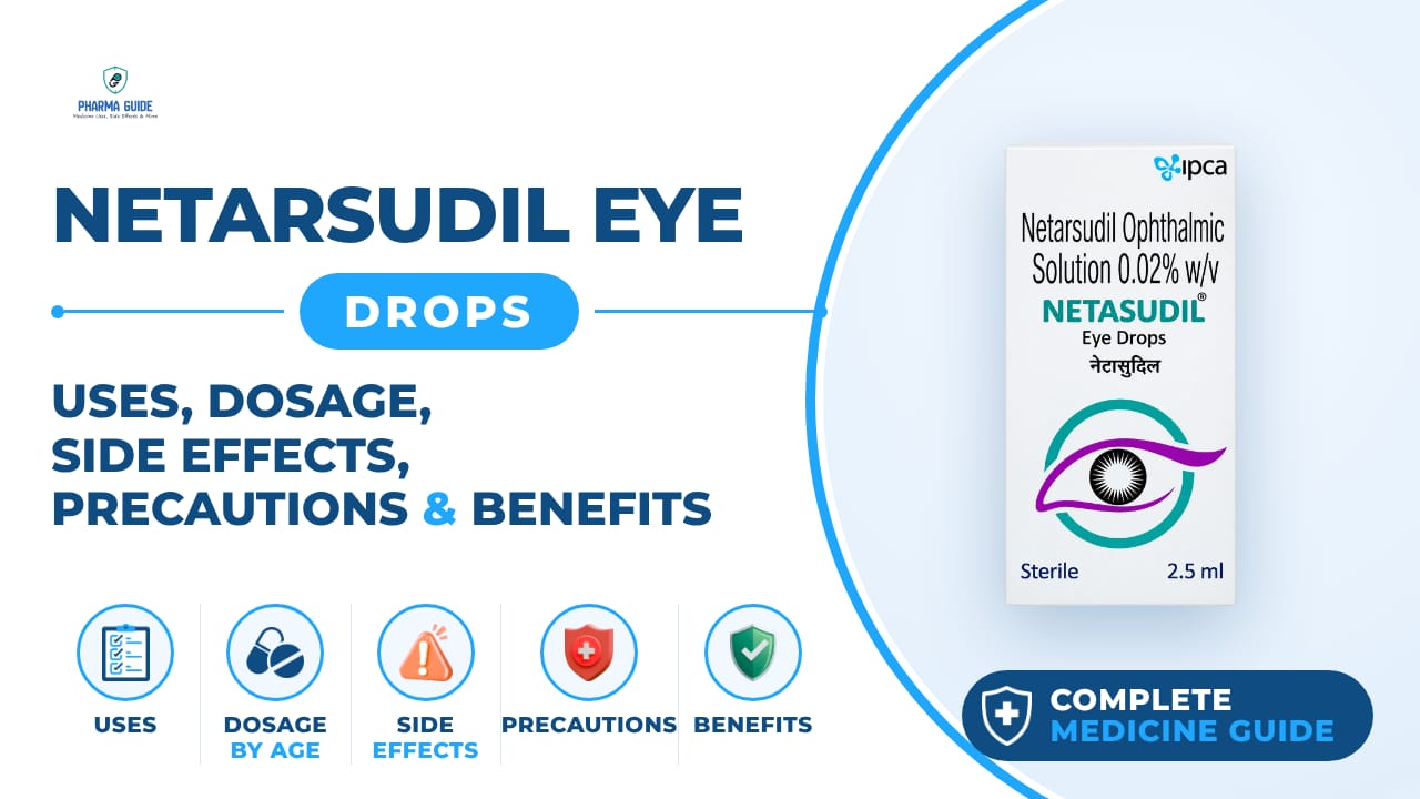 Netarsudil Eye Drops: Uses, Dosage, Side Effects, Precautions and Alternates