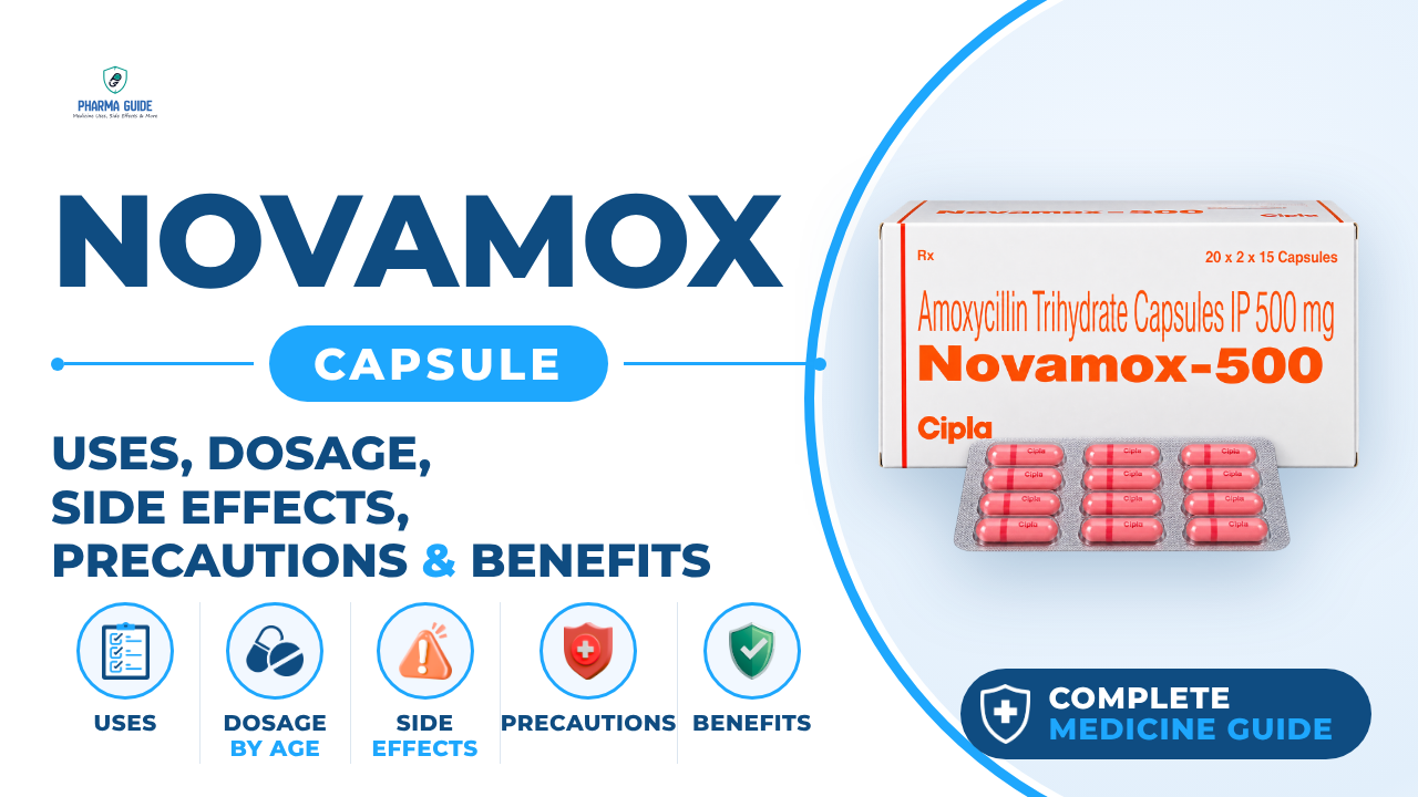 Novamox Capsule: Uses, Dosage, Side Effects, Precautions and Alternates