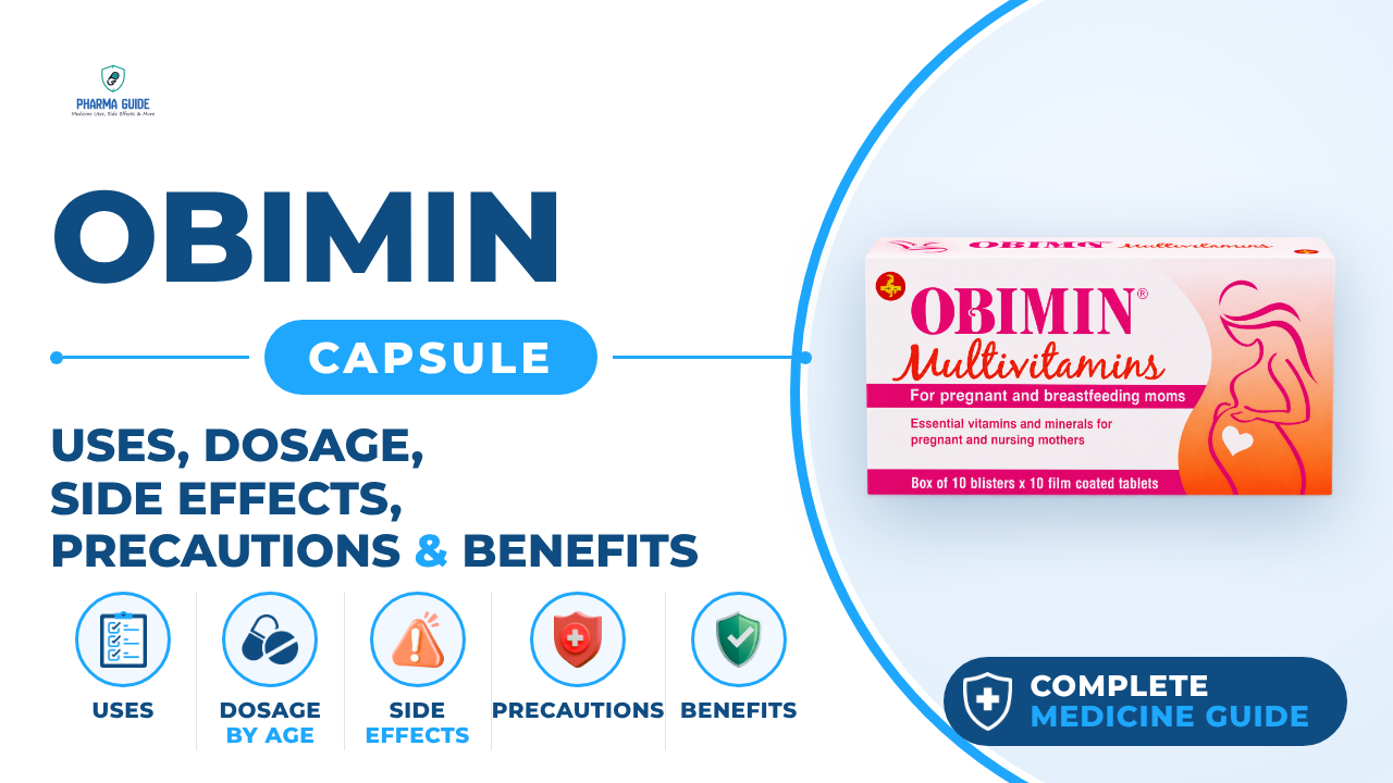 Obimin Capsule: Uses, Dosage, Side Effects, Precautions and Alternates
