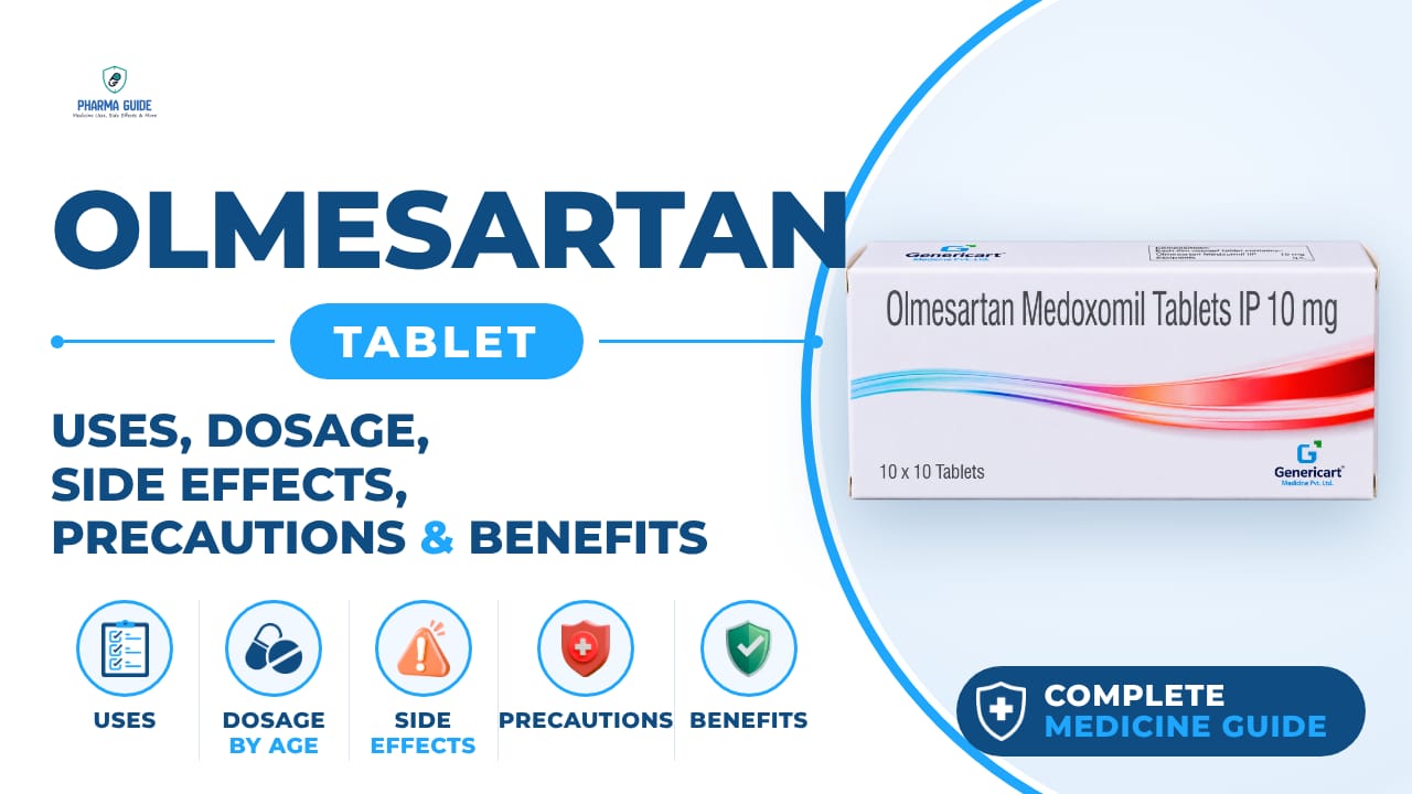 Olmesartan Tablet: Uses, Dosage, Side Effects, Precautions and Alternates