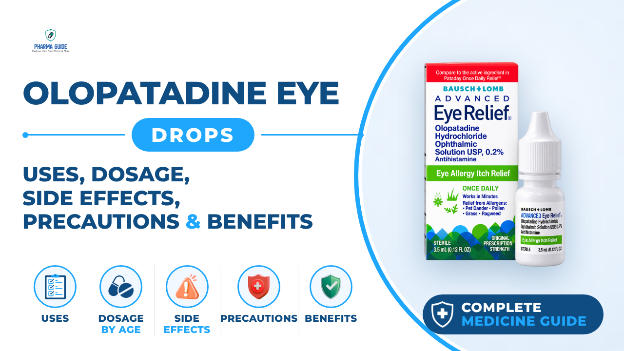 Olopatadine Eye Drops: Uses, Dosage, Side Effects, Precautions and Alternates