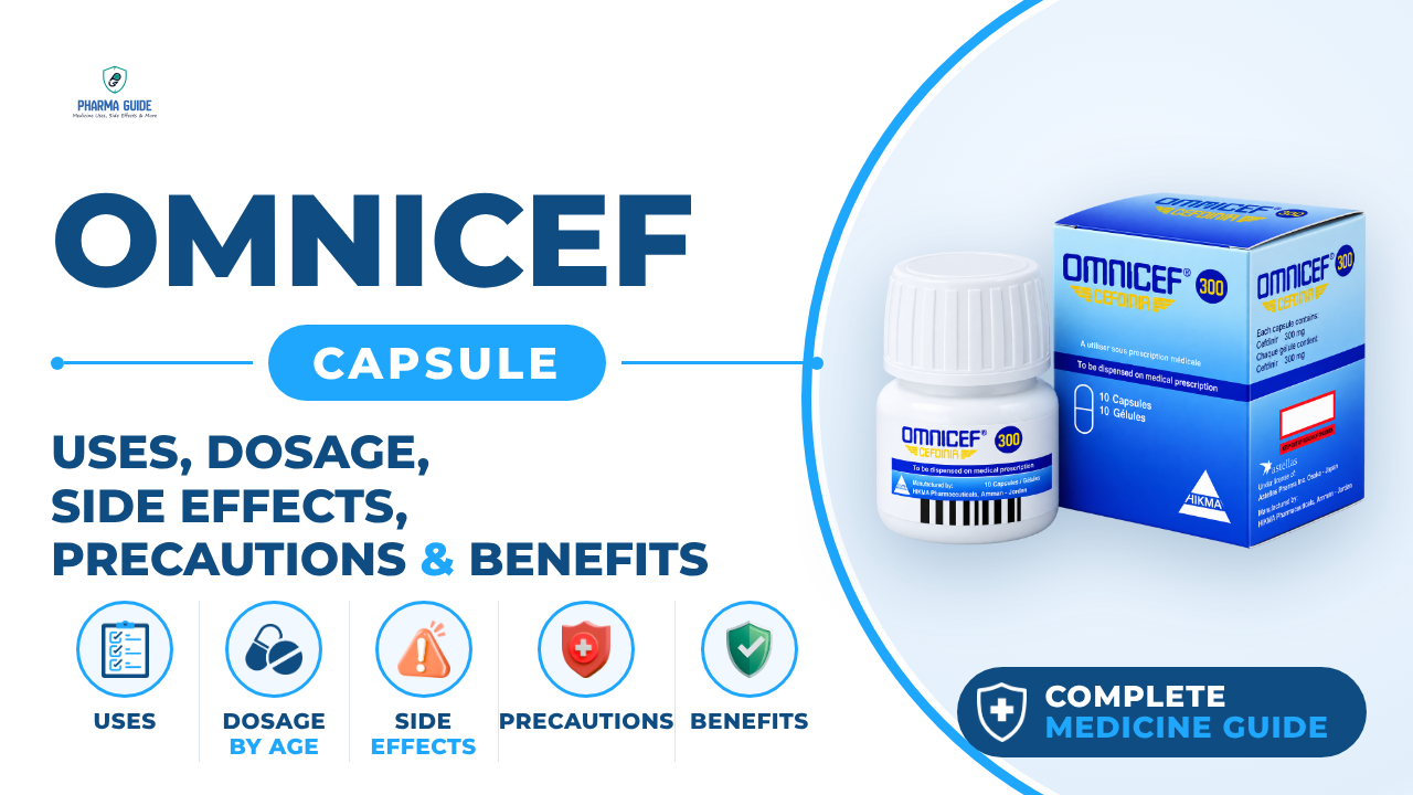 Omnicef Capsule: Uses, Dosage, Side Effects, Precautions and Alternates