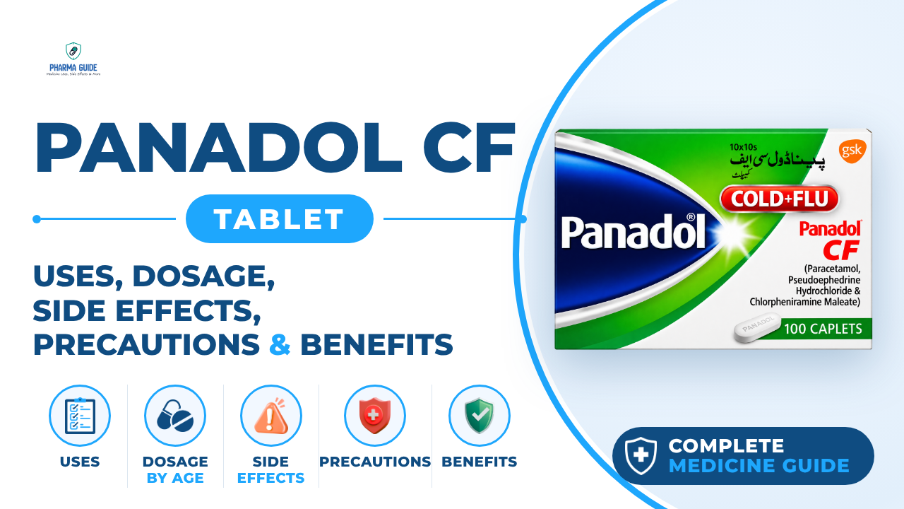 Panadol CF Tablet: Uses, Dosage, Side Effects, Precautions and Alternates