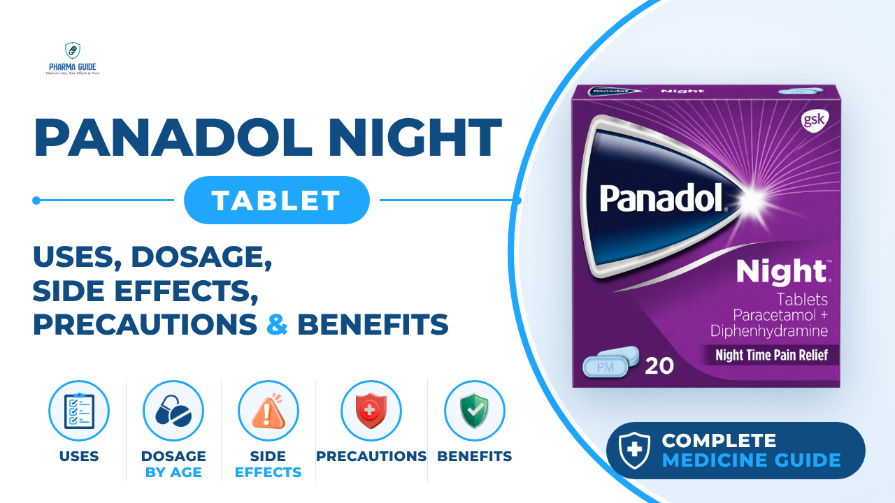 Panadol Night Tablet: Uses, Dosage, Side Effects, Precautions and Alternates