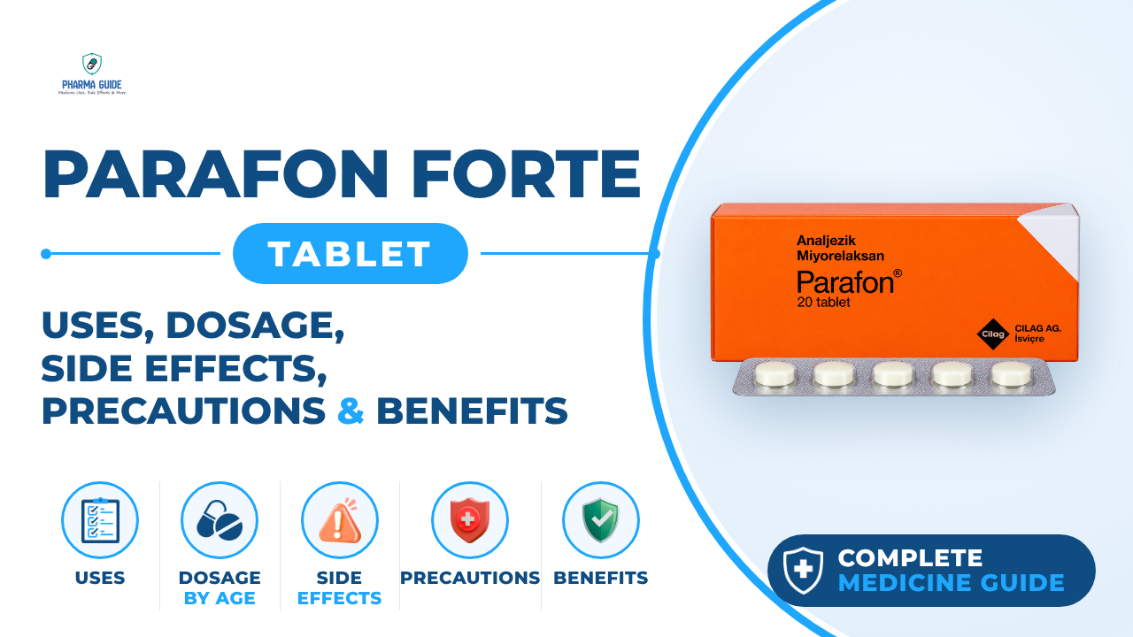 Parafon Forte Tablet: Uses, Dosage, Side Effects, Precautions and Alternates