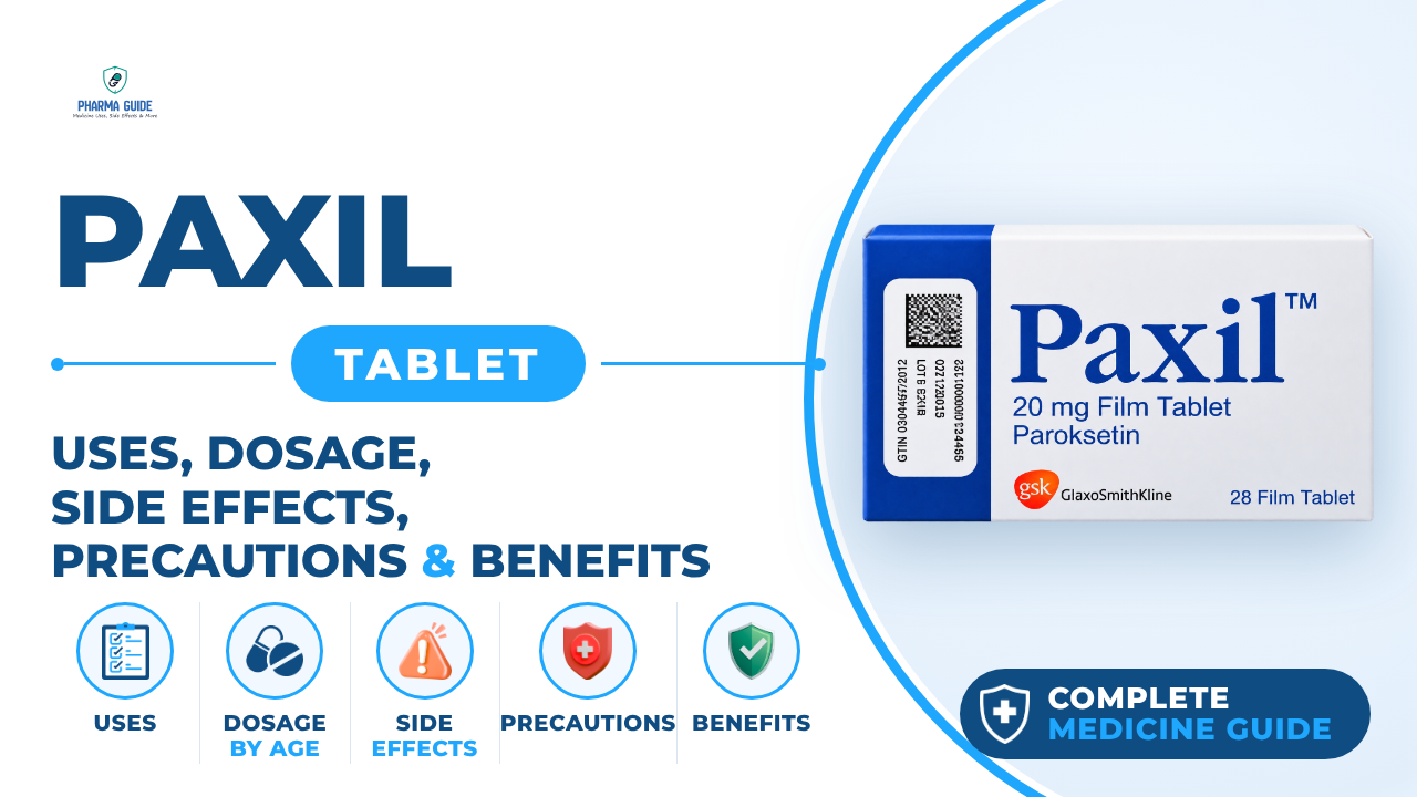 Paxil Tablet: Uses, Dosage, Side Effects, Precautions and Alternates