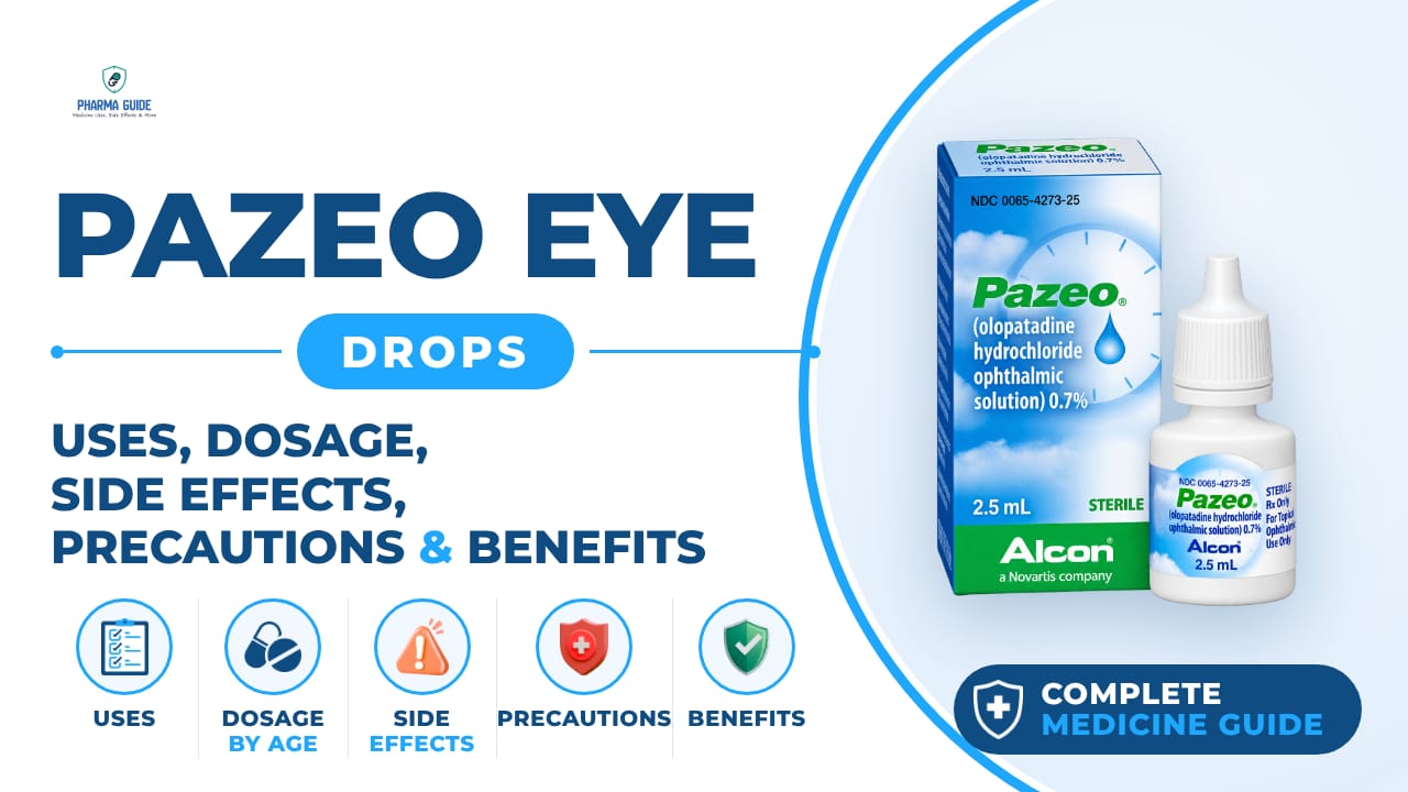 Pazeo Eye Drops: Uses, Dosage, Side Effects, Precautions and Alternates