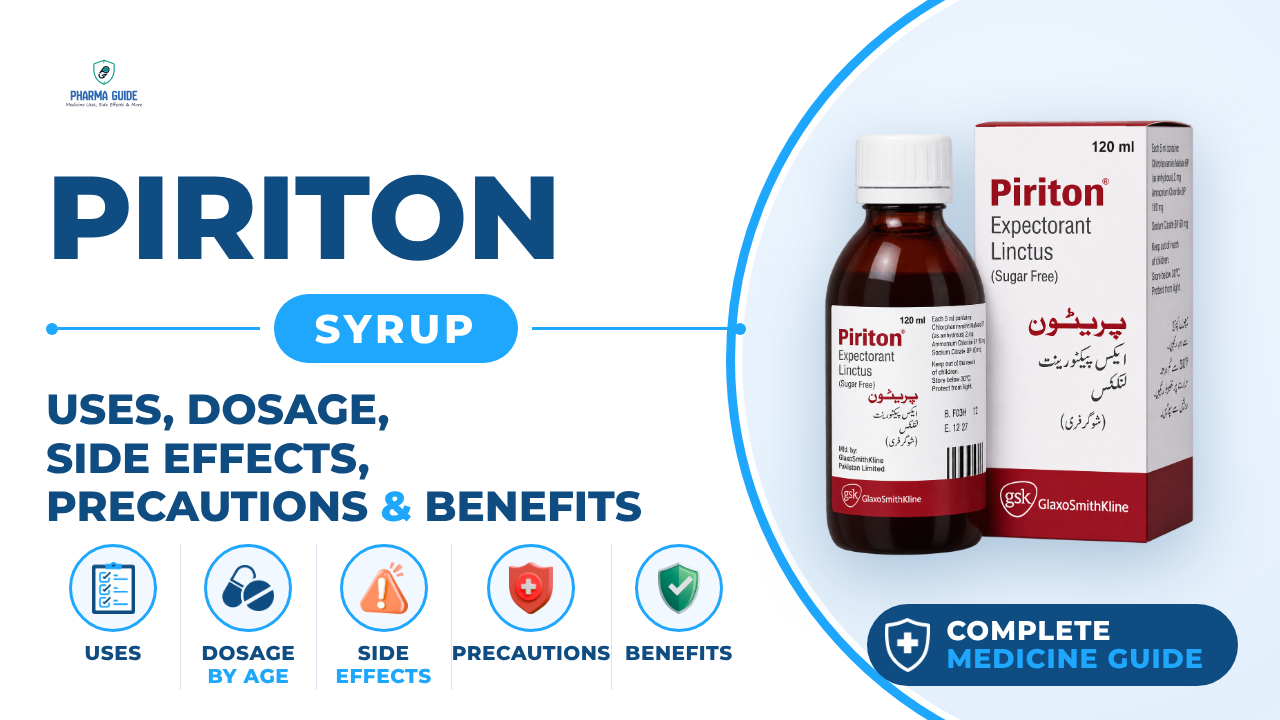 Piriton Syrup: Uses, Dosage, Side Effects, Precautions and Alternates