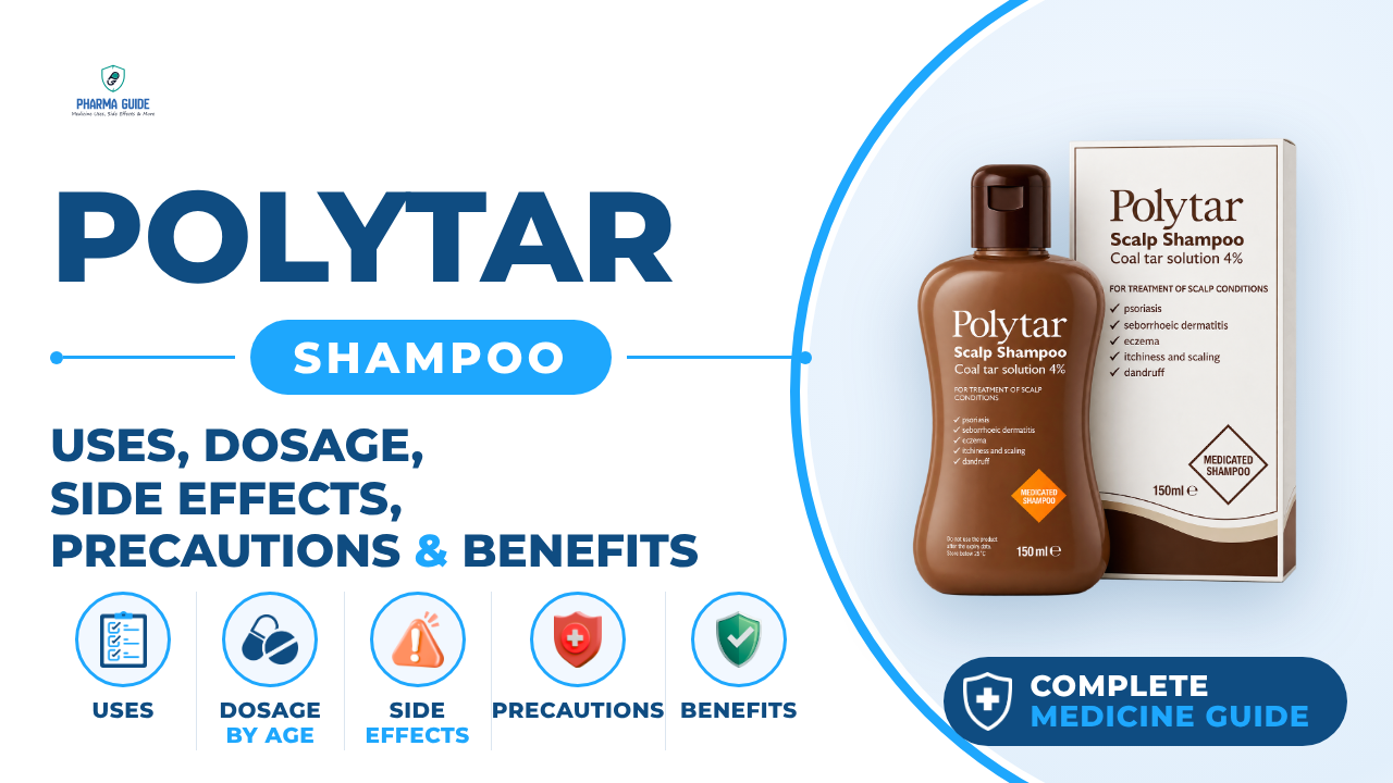 Polytar Shampoo: Uses, Dosage, Side Effects, Precautions and Alternates