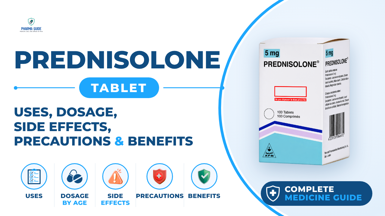 Prednisolone Tablet: Uses, Dosage, Side Effects, Precautions and Alternates