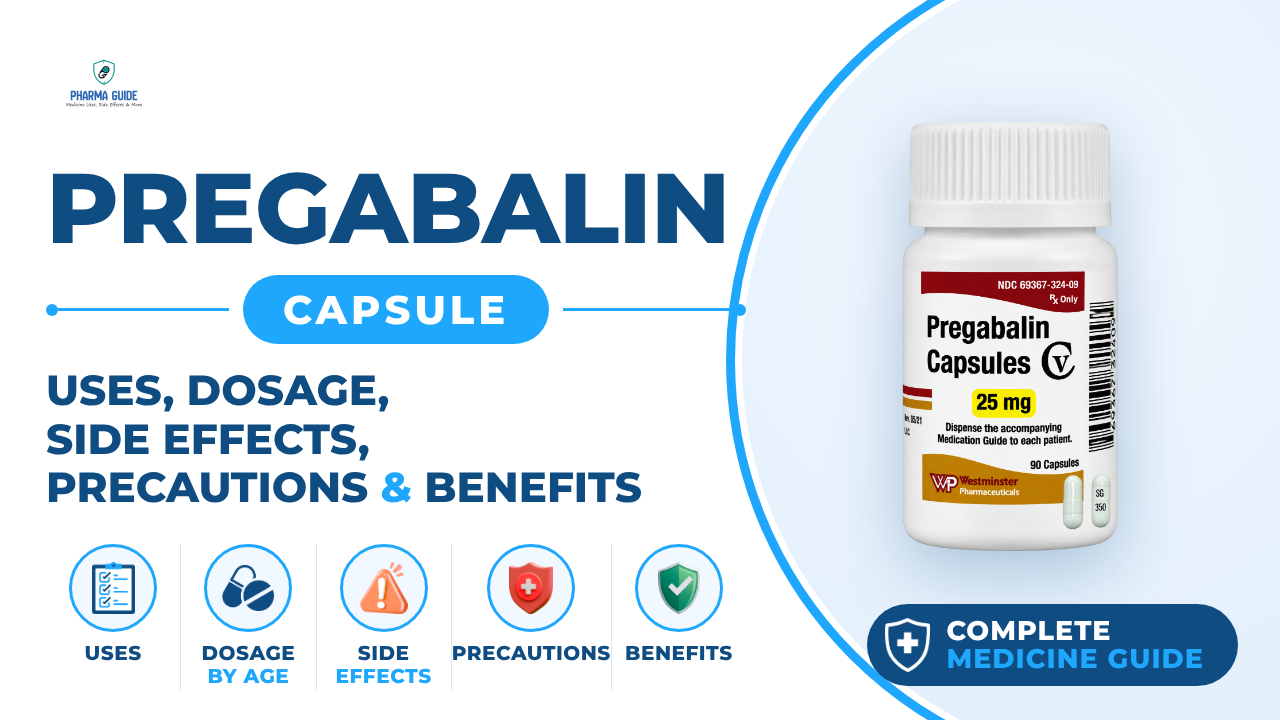 Pregabalin Capsule: Uses, Dosage, Side Effects, Precautions and Alternates