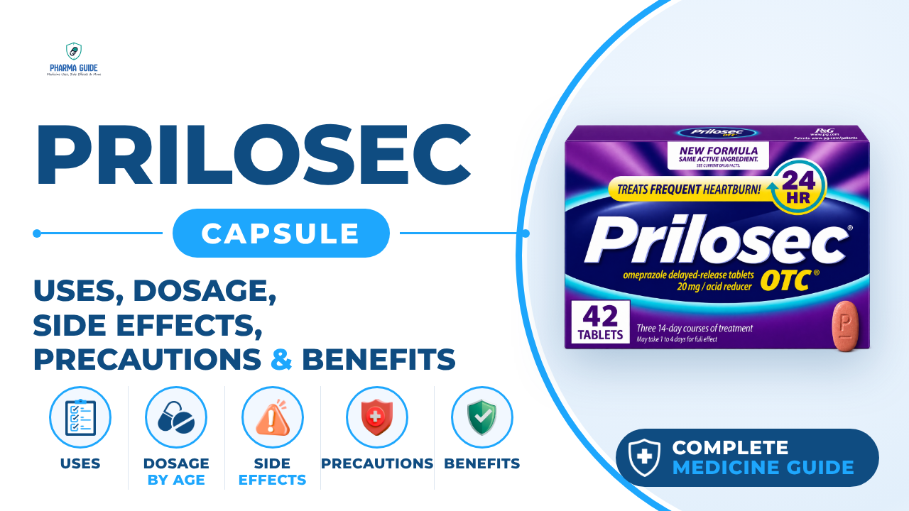 Prilosec Capsule: Uses, Dosage, Side Effects, Precautions and Alternates