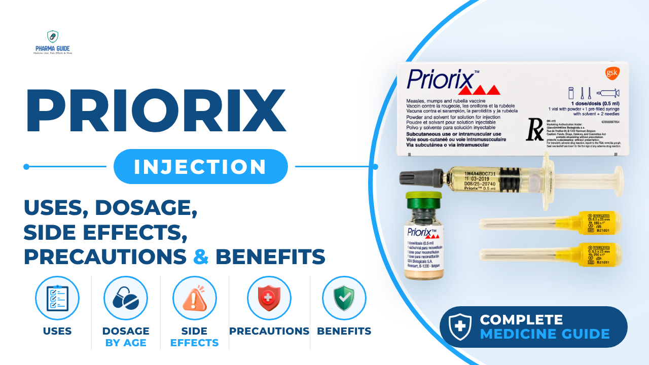 Priorix Injection: Uses, Dosage, Side Effects, Precautions and Alternates