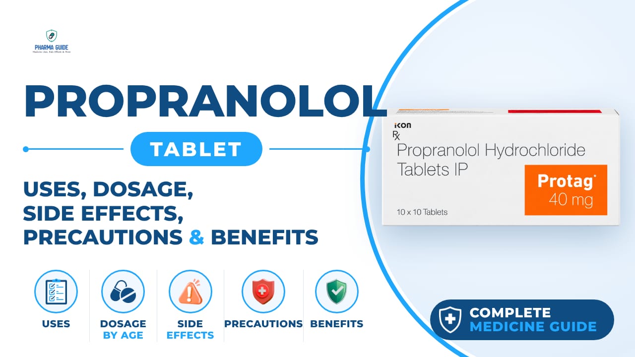Propranolol Tablet: Uses, Dosage, Side Effects, Precautions and Alternates