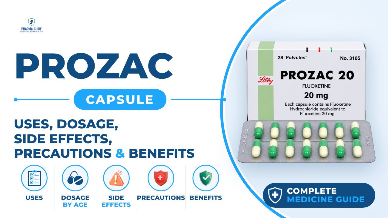 Prozac Capsule: Uses, Dosage, Side Effects, Precautions and Alternates