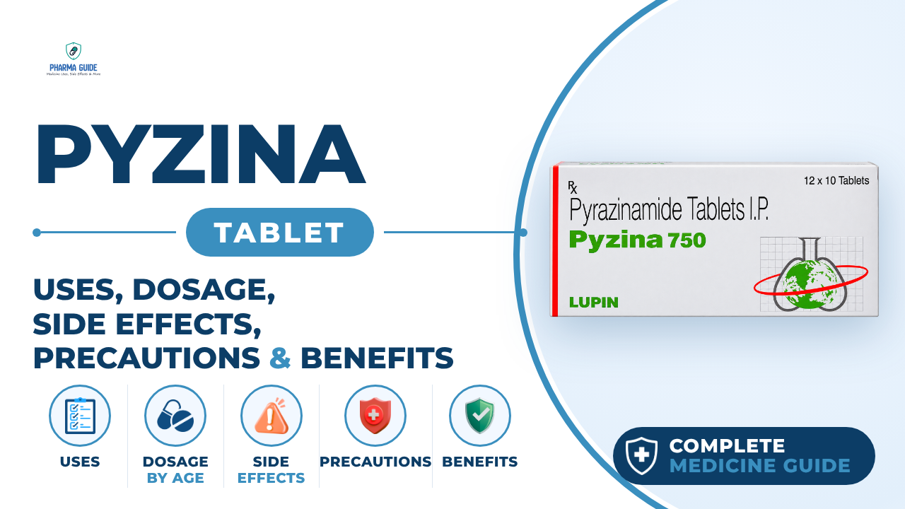 Pyzina Tablet: Uses, Dosage, Side Effects, Precautions and Alternates