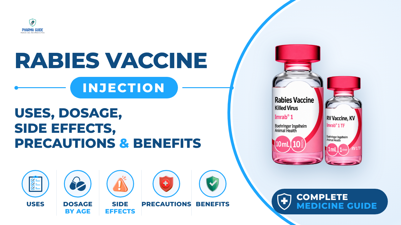 Rabies Vaccine Injection: Uses, Dosage, Side Effects, Precautions and Alternates