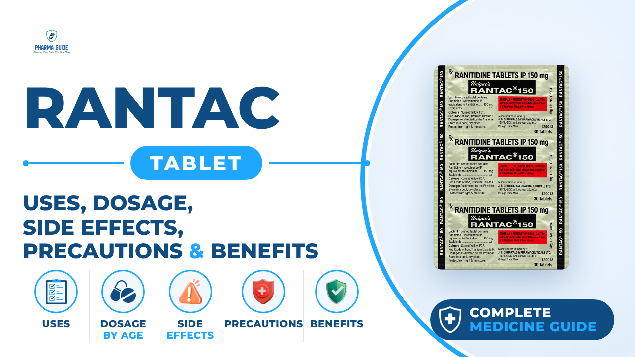 Rantac Tablet: Uses, Dosage, Side Effects, Precautions and Alternates
