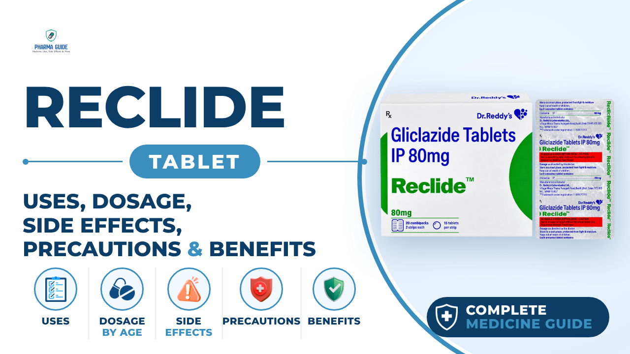 Reclide Tablet: Uses, Dosage, Side Effects, Precautions and Alternates