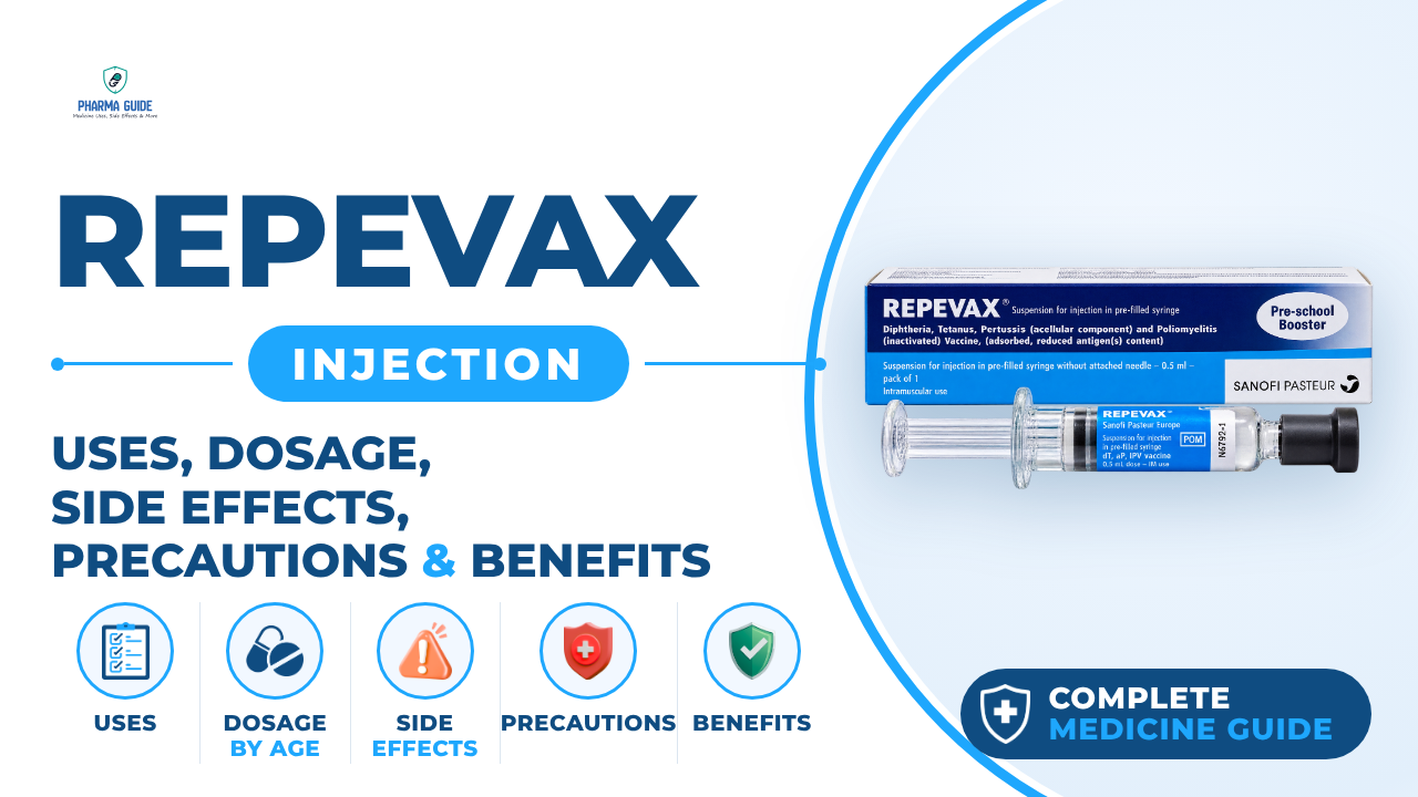 Repevax Injection: Uses, Dosage, Side Effects, Precautions and Alternates