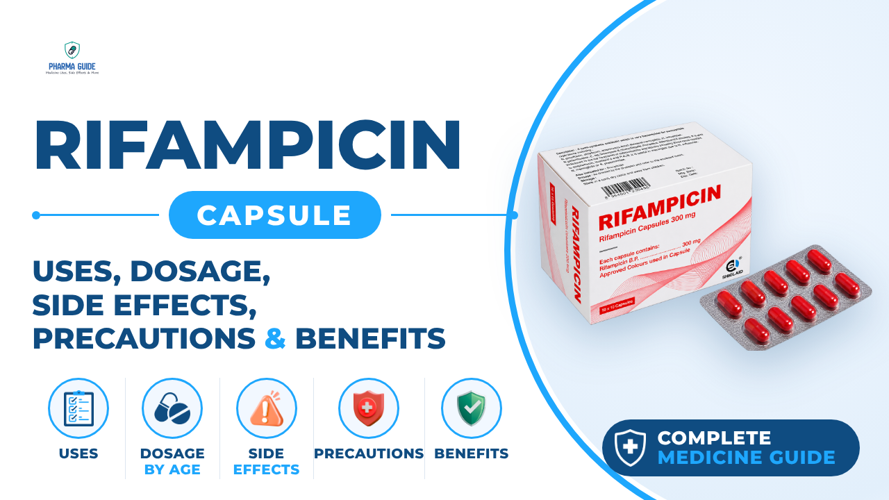 Rifampicin Capsule: Uses, Dosage, Side Effects, Precautions and Alternates