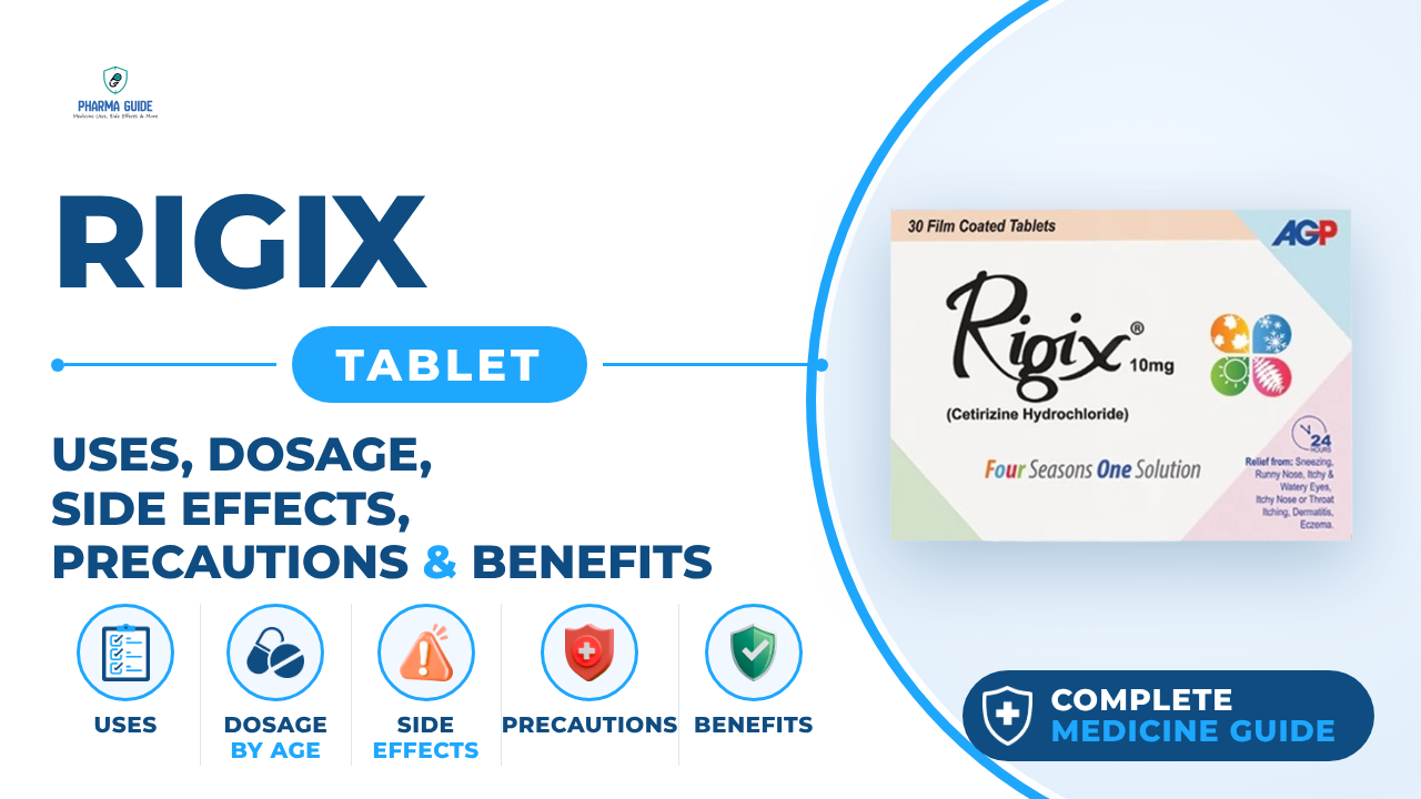 Rigix Tablet: Uses, Dosage, Side Effects, Precautions and Alternates