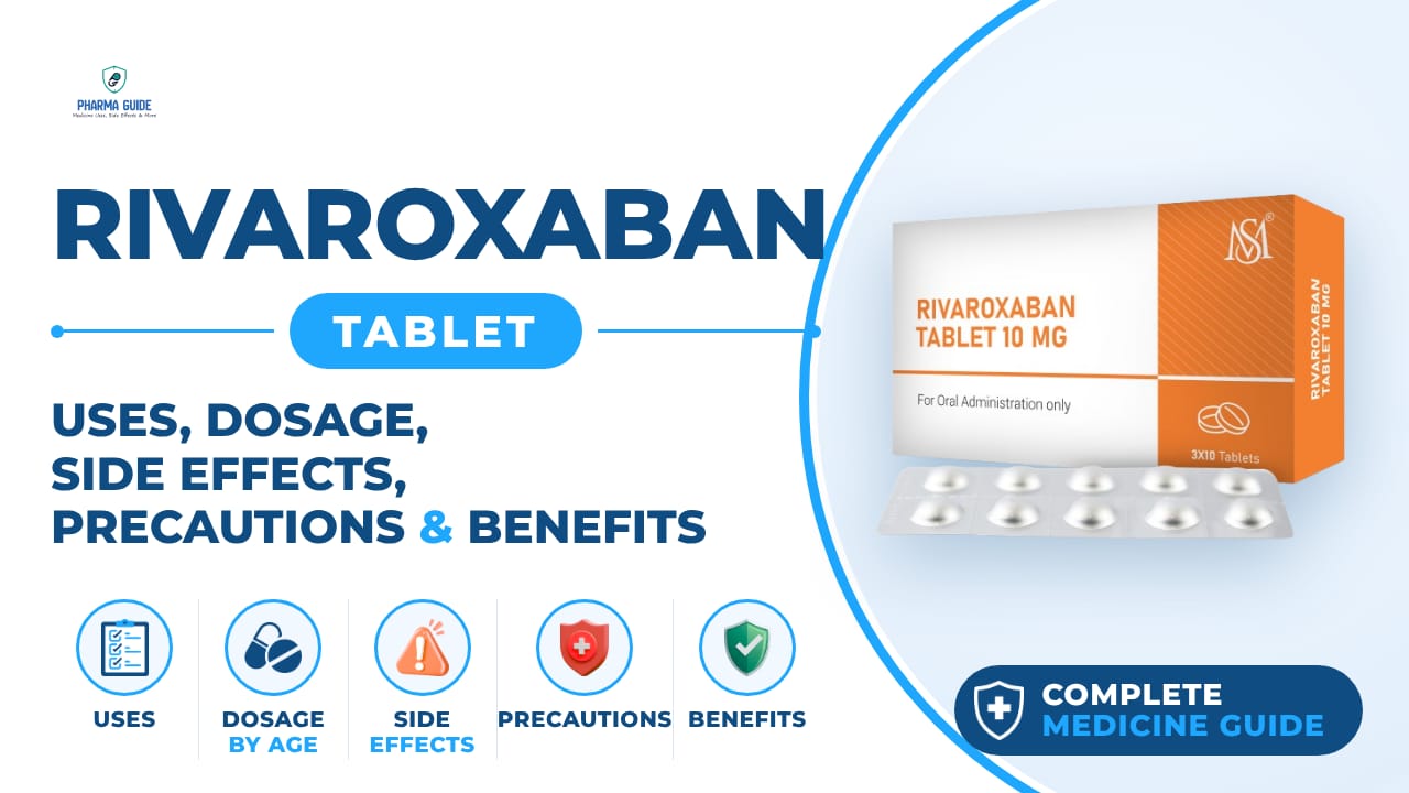 Rivaroxaban Tablet: Uses, Dosage, Side Effects, Precautions and Alternates