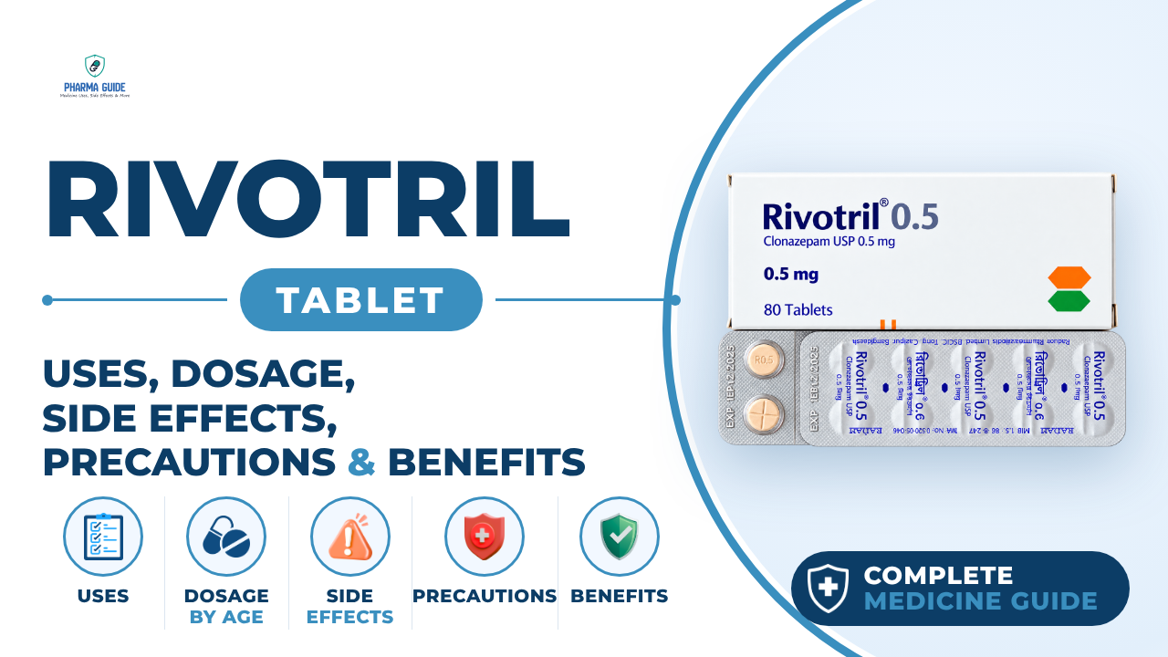 Rivotril Tablet: Uses, Dosage, Side Effects, Precautions and Alternates