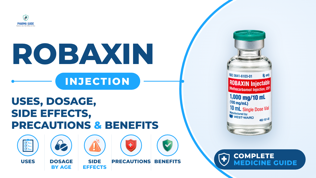 Robaxin Injection: Uses, Dosage, Side Effects, Precautions and Alternates