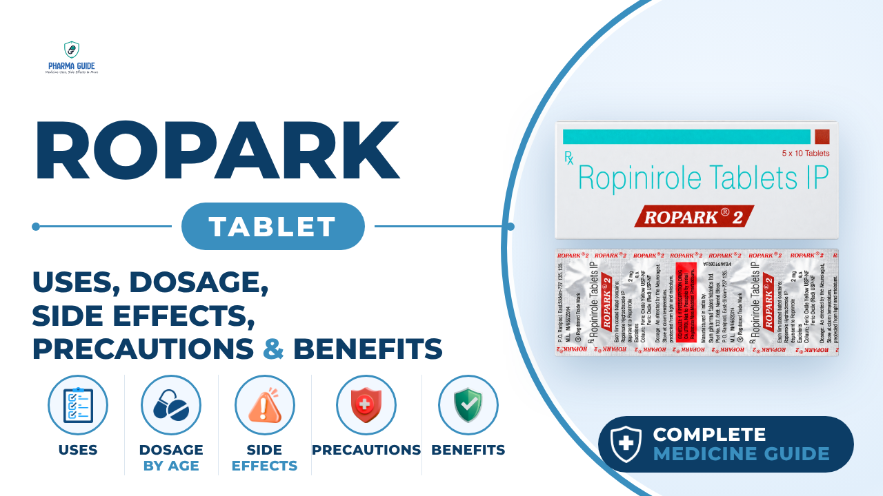Ropark Tablet: Uses, Dosage, Side Effects, Precautions and Alternates