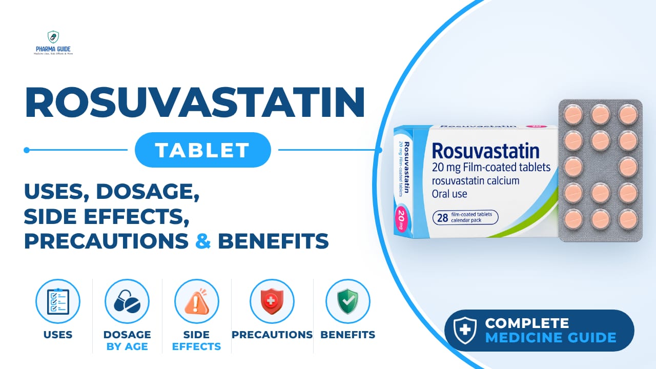 Rosuvastatin Tablet: Uses, Dosage, Side Effects, Precautions and Alternates